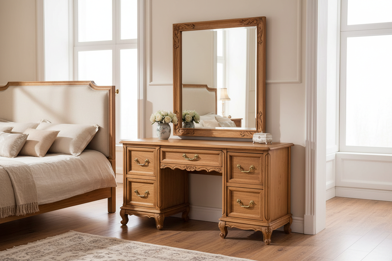 Sagwan Wood Dressing Table