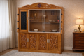 Sagwan Wood Handcrafted Show Case Without Glass (Size 6fit length x5fit Width) SC2