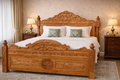 Sagwan Wood Handcrafted Bed (Box Bed) B1