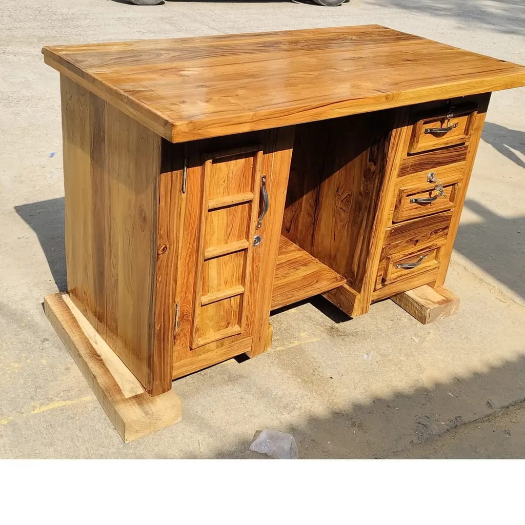 Study Table Premium Solid Wood (SIze 4x2) ( Height 30 Inch )