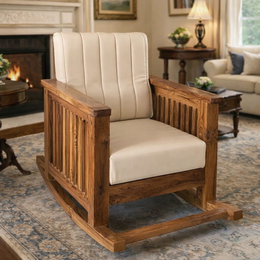 Solid Wood Chair With Cusion C2