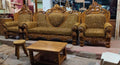 Solid Pure Teak Wood Sofa 1 Big Chair 2 Single Chair