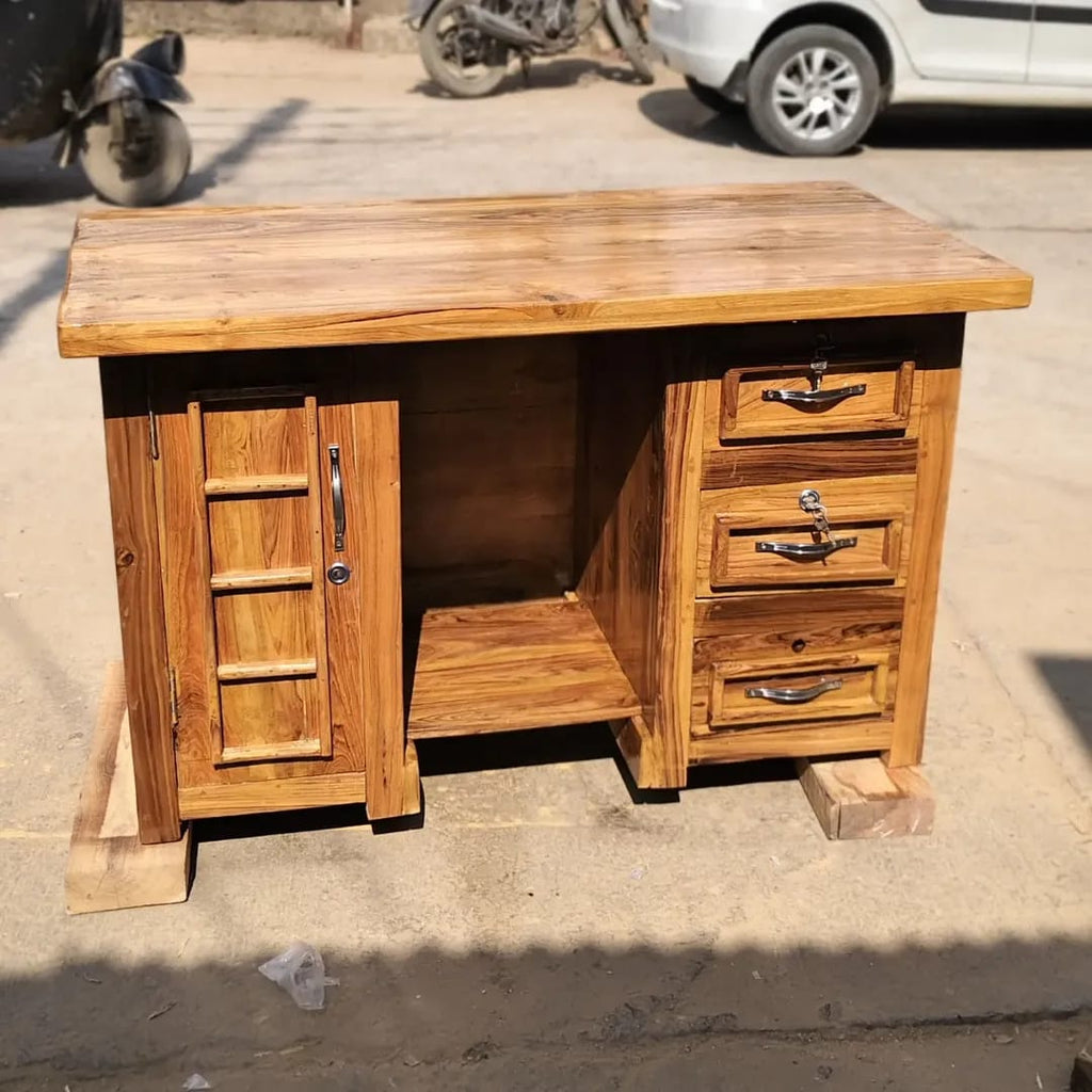 Study Table Premium Solid Wood (SIze 4x2) ( Height 30 Inch )