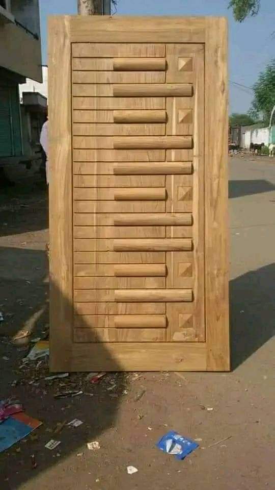 Hand Crafted Solid Indian Teak Wood Beautiful Main Door #D20
