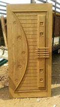 Hand Crafted Solid Indian Teak Wood Beautiful Main Door #D16