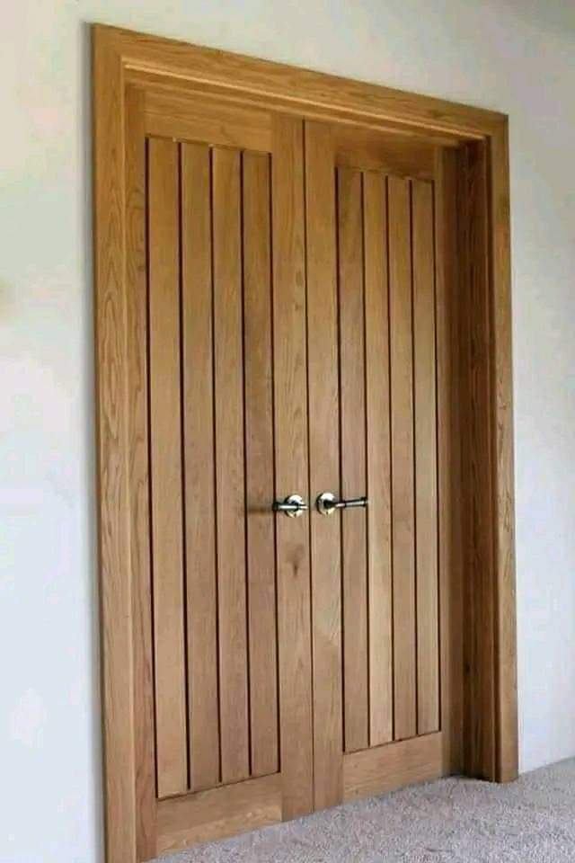 Hand Crafted Solid Indian Teak Wood Beautiful Main Door #D10