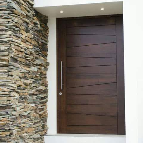 Hand Crafted Solid Indian Teak Wood Beautiful Main Door #D29