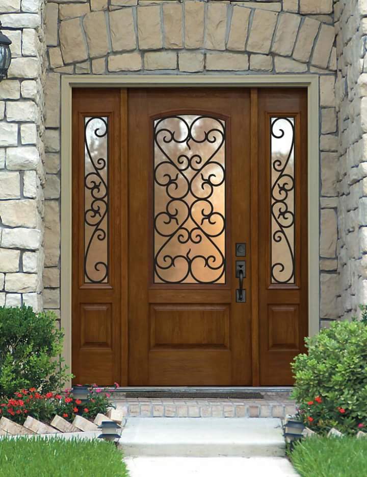 Hand Crafted Solid Indian Teak Wood Beautiful Main Door #D28