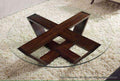 Tea Table Teak Wood (Sagwan Wood) With Glass T2